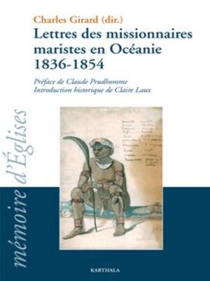 cover image of Lettres des missionnaires maristes en Océanie 1836-1854